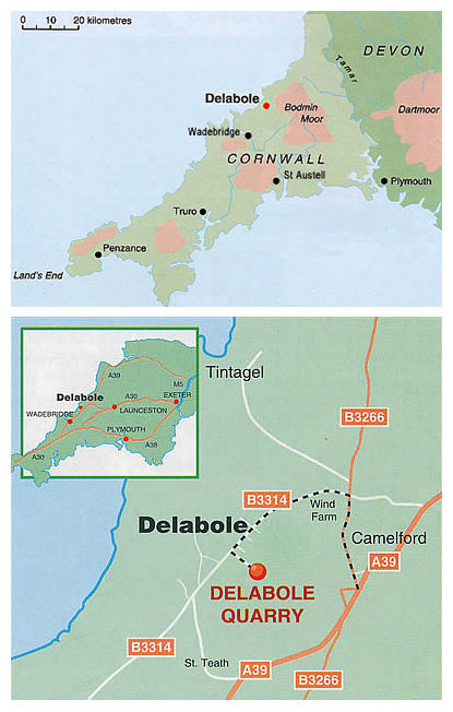 How to Find Delabole Slate Quarry 