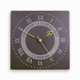 Roman Numeral Clock With Logo