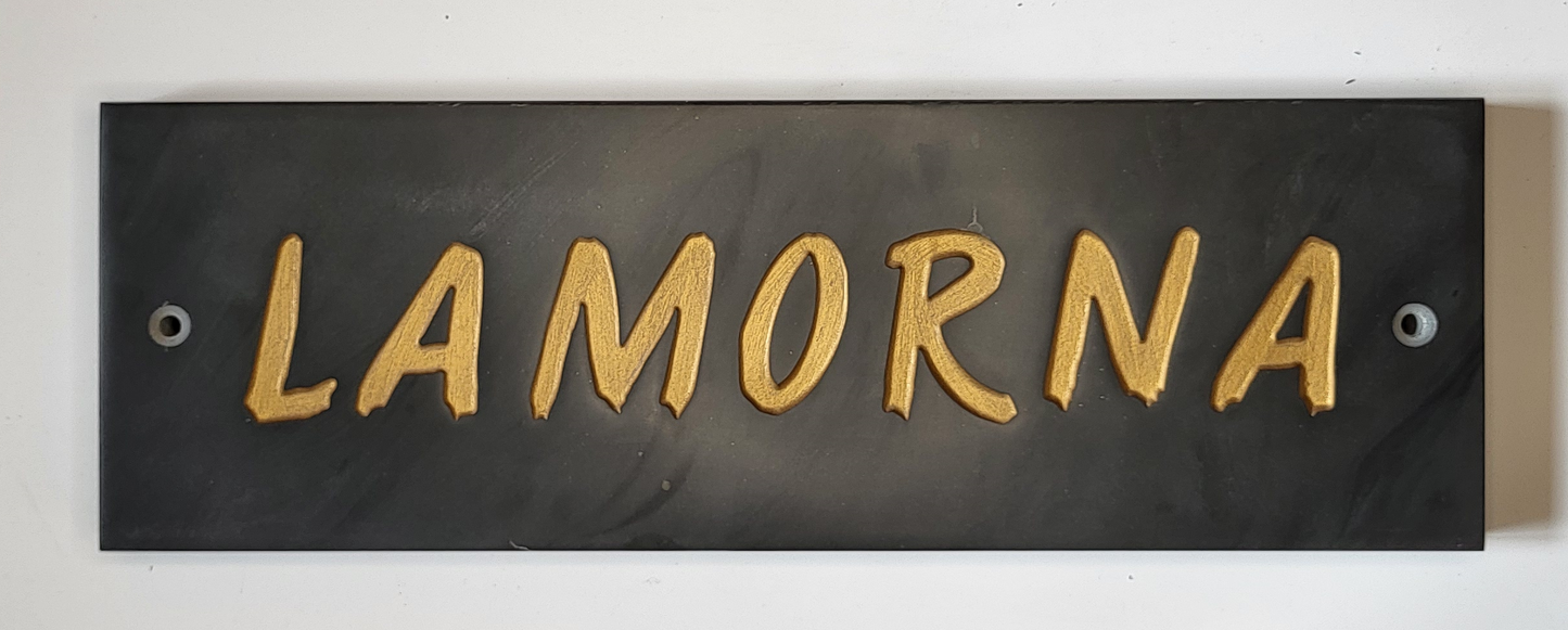Slate House Signs